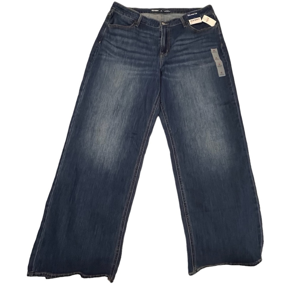 Plus size Wide leg jeans - old navy NWT size 18